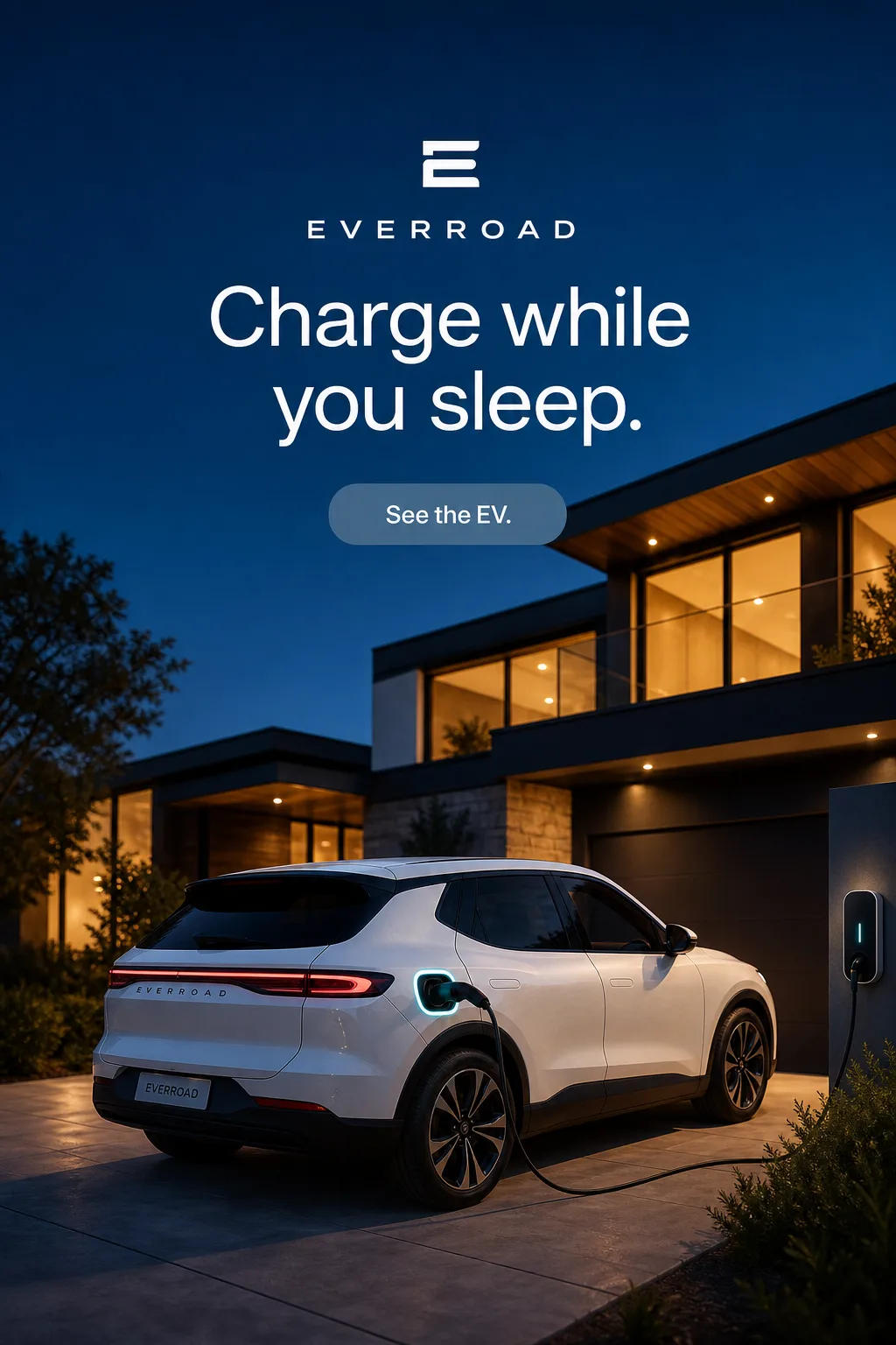Everroad ad with the headline Charge while you sleep